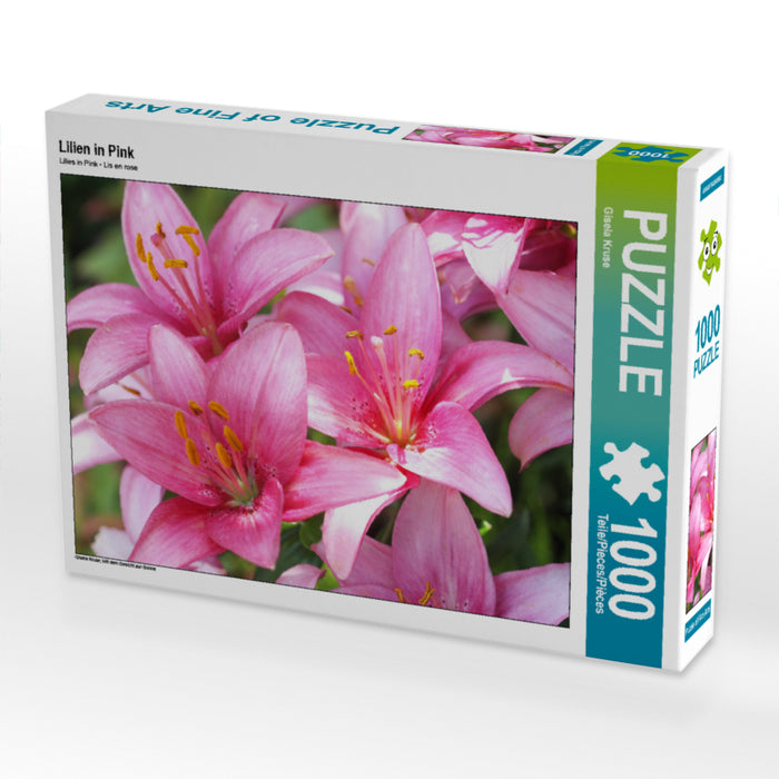 Lilien in Pink - CALVENDO Foto-Puzzle - calvendoverlag 29.99