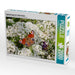Tagpfauenauge auf weißen Blüten - CALVENDO Foto-Puzzle - calvendoverlag 29.99