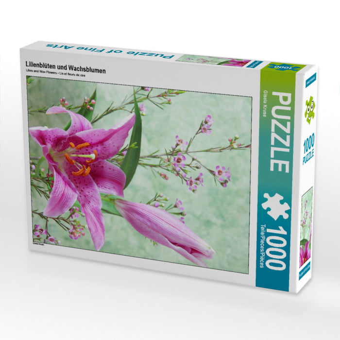 Lilienblüten und Wachsblumen - CALVENDO Foto-Puzzle - calvendoverlag 29.99