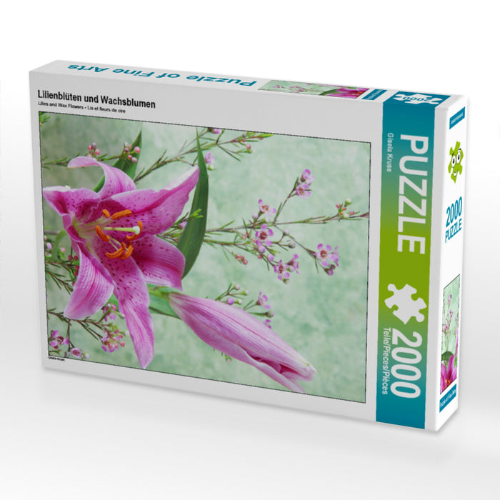 Lilienblüten und Wachsblumen - CALVENDO Foto-Puzzle - calvendoverlag 29.99