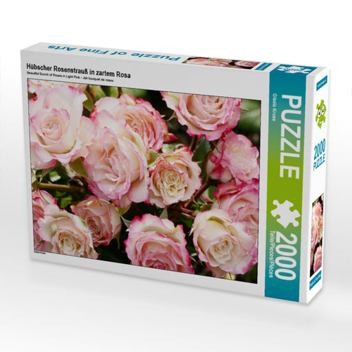 Hübscher Rosenstrauß in zartem Rosa - CALVENDO Foto-Puzzle - calvendoverlag 29.99