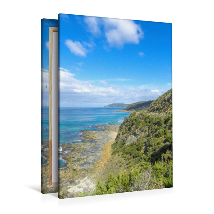 Premium textile canvas Premium textile canvas 80 cm x 120 cm high Great Ocean Road Victoria 