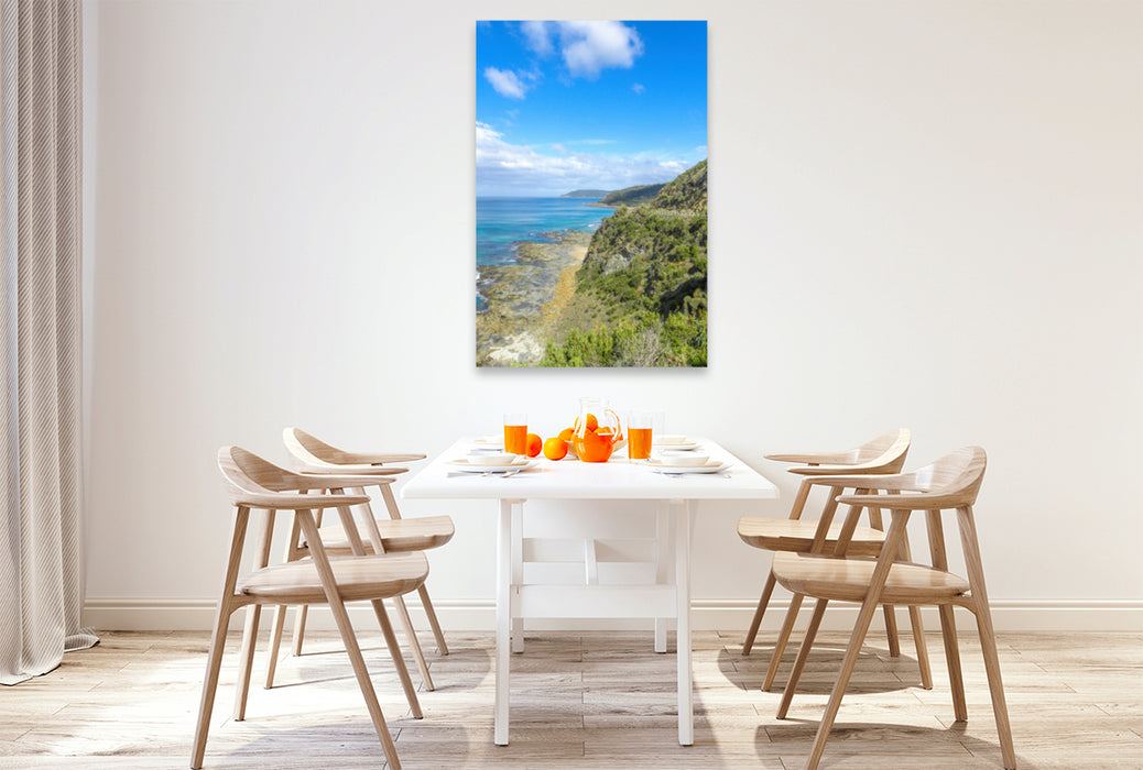 Premium textile canvas Premium textile canvas 80 cm x 120 cm high Great Ocean Road Victoria 