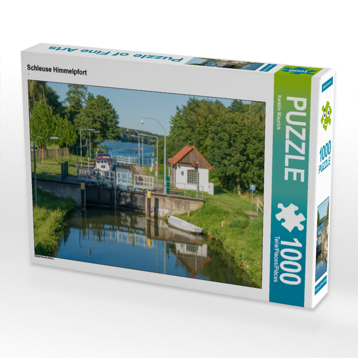 Schleuse Himmelpfort - CALVENDO Foto-Puzzle - calvendoverlag 29.99