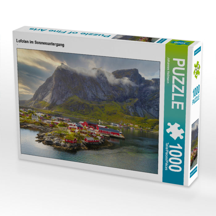 Lofoten im Sonnenuntergang - CALVENDO Foto-Puzzle - calvendoverlag 29.99