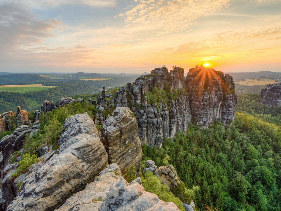 Schrammsteinaussicht Sächsische Schweiz - CALVENDO Foto-Puzzle - calvendoverlag 29.99