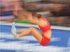 Leichtathletik Wettkampf: Momentaufnahme aus dem Weitsprung - CALVENDO Foto-Puzzle - calvendoverlag 29.99
