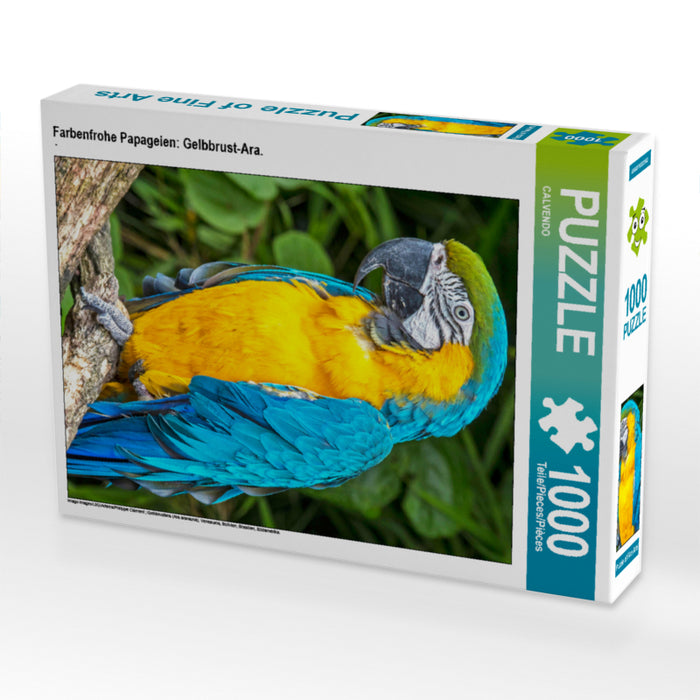 Farbenfrohe Papageien: Gelbbrust-Ara. - CALVENDO Foto-Puzzle - calvendoverlag 29.99