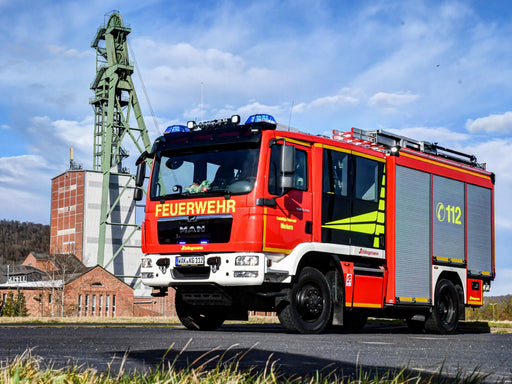 Schlingmann HLF 10 - Freiwillige Feuerwehr Merkers - CALVENDO Foto-Puzzle - calvendoverlag 29.99