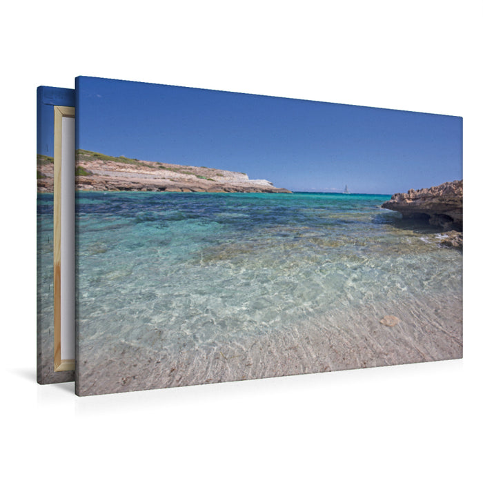 Premium textile canvas Premium textile canvas 120 cm x 80 cm landscape Mallorca - fantastic Balearic island 