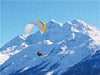 Paraglider vor dem Mont Pourri. - CALVENDO Foto-Puzzle - calvendoverlag 29.99