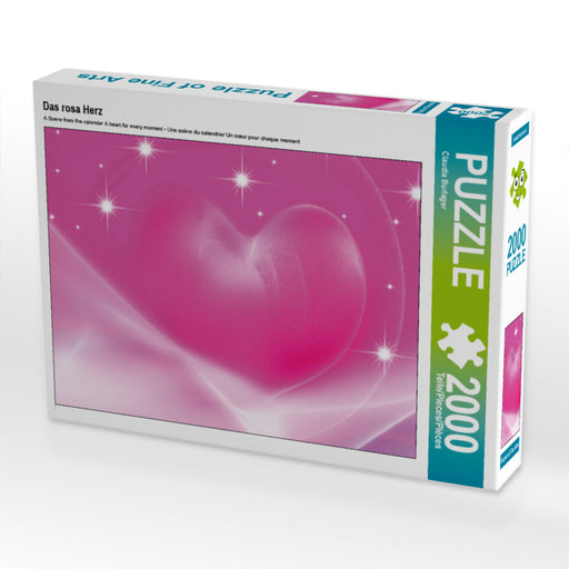 Das rosa Herz - CALVENDO Foto-Puzzle - calvendoverlag 29.99