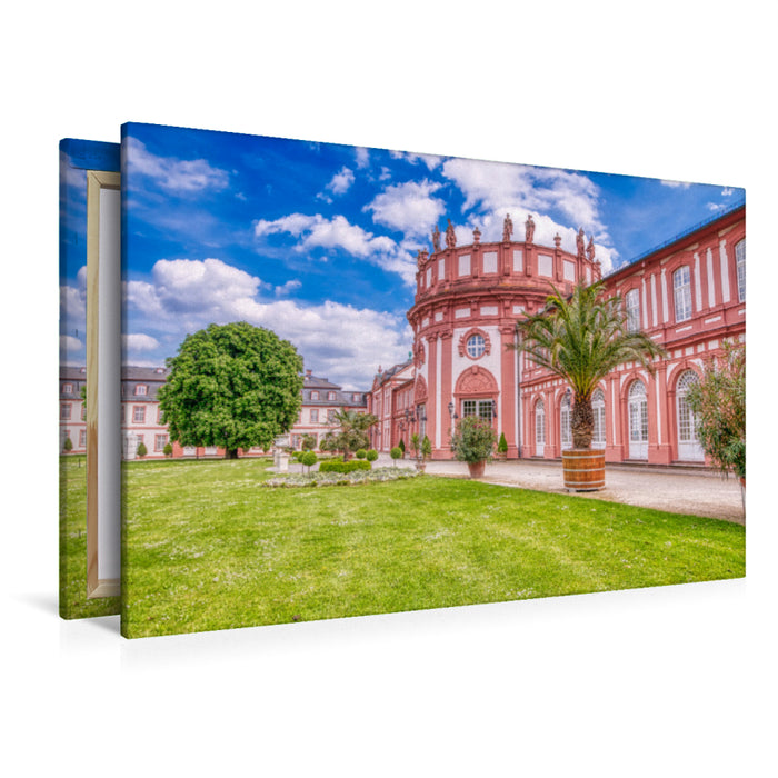 Premium textile canvas Premium textile canvas 120 cm x 80 cm landscape Wiesbaden 