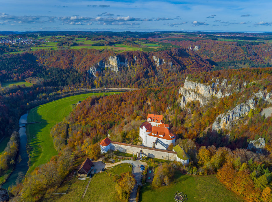 Burg Wildenstein über dem Oberen Donautal - CALVENDO Foto-Puzzle - calvendoverlag 39.99