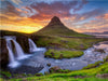 Wasserfall Kirkjufellsfoss und Berg Kirkjufell - CALVENDO Foto-Puzzle - calvendoverlag 29.99