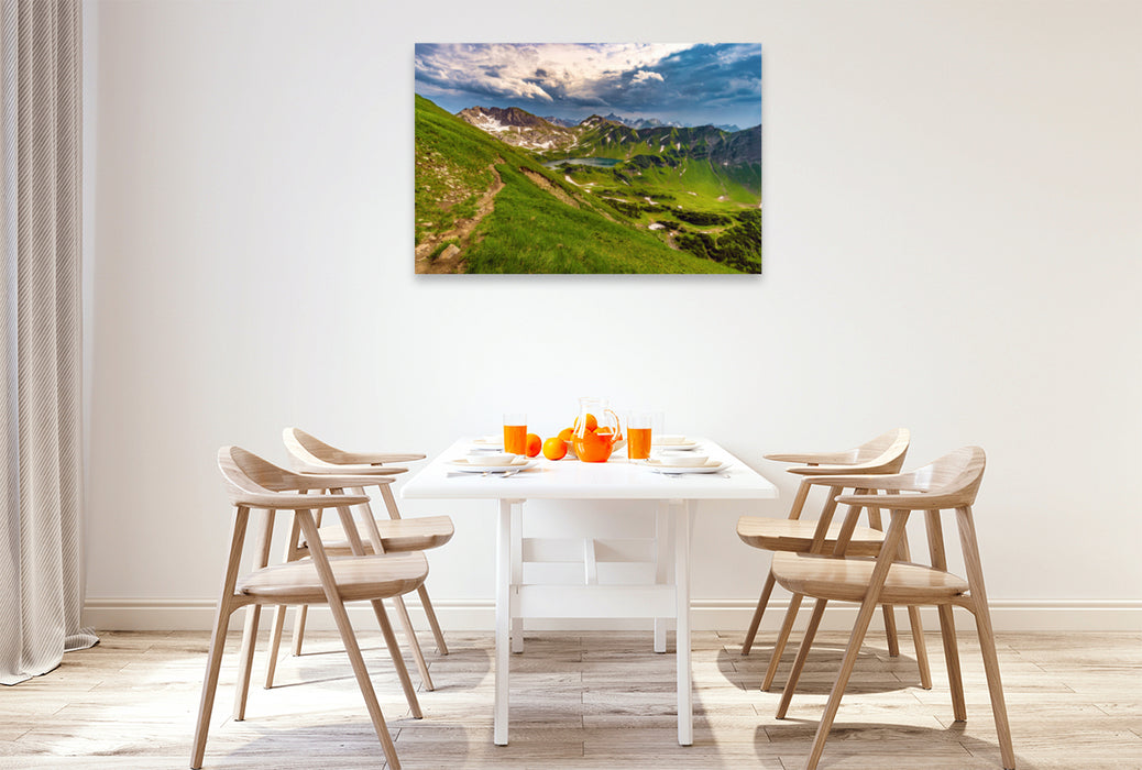 Premium textile canvas Premium textile canvas 120 cm x 80 cm across Schrecksee 