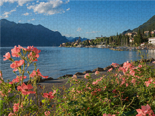 Malerisches Seeufer Malcesine - CALVENDO Foto-Puzzle - calvendoverlag 39.99