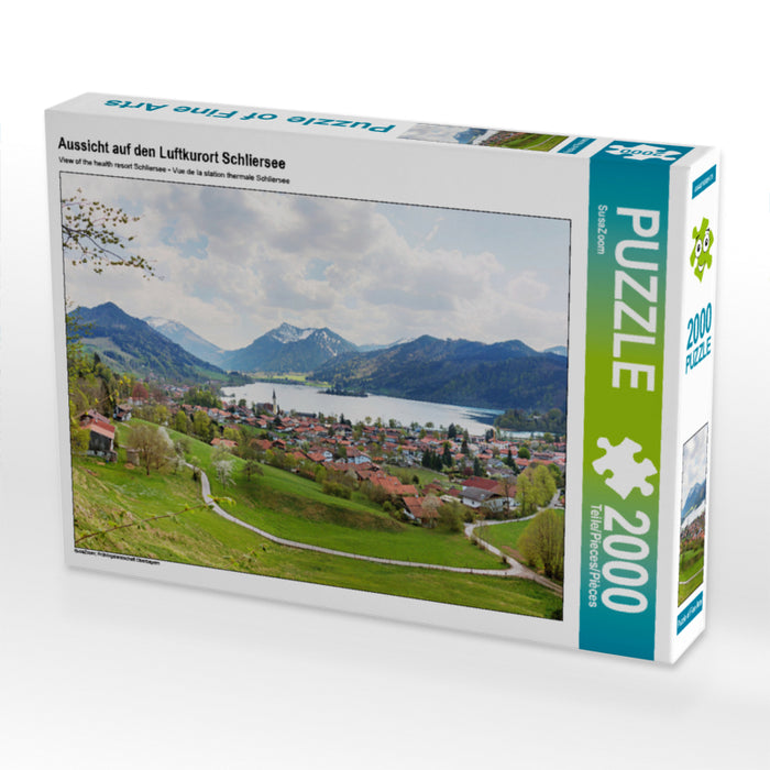 Aussicht auf den Luftkurort Schliersee - CALVENDO Foto-Puzzle - calvendoverlag 29.99