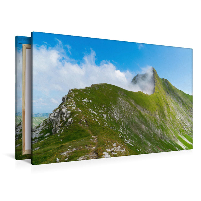 Premium textile canvas Premium textile canvas 120 cm x 80 cm landscape Vanil Noir / FR 