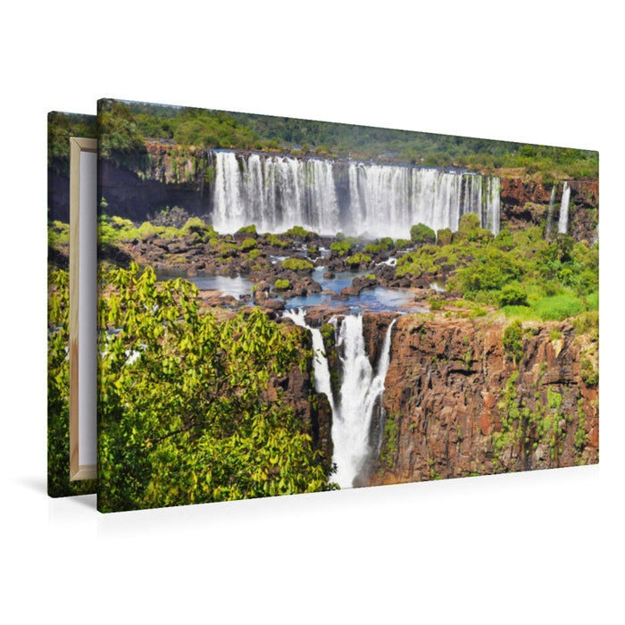 Premium textile canvas Premium textile canvas 120 cm x 80 cm landscape Impressive 