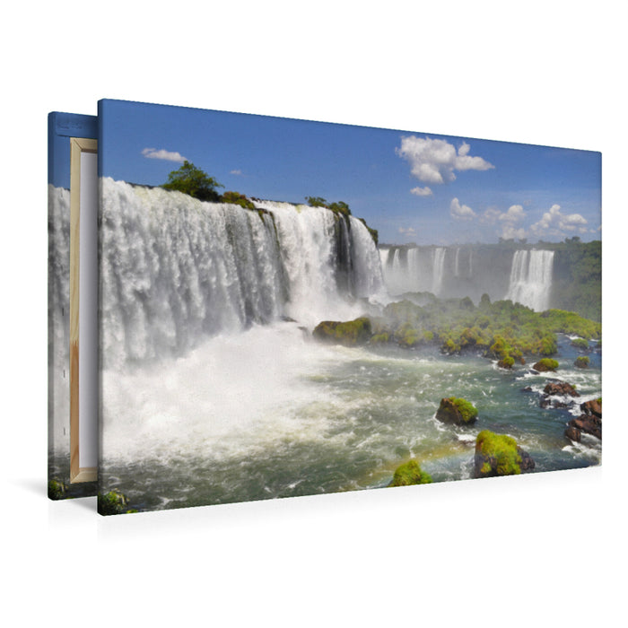 Premium textile canvas Premium textile canvas 120 cm x 80 cm landscape Overwhelming 