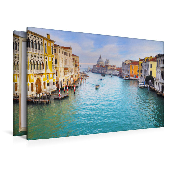 Premium textile canvas Premium textile canvas 120 cm x 80 cm landscape Santa Maria della Salute 