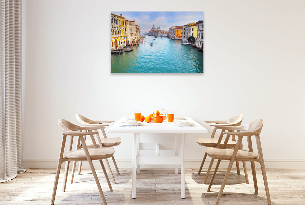 Premium textile canvas Premium textile canvas 120 cm x 80 cm landscape Santa Maria della Salute 