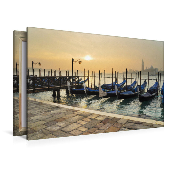 Premium textile canvas Premium textile canvas 120 cm x 80 cm across A motif from the calendar Experience the lagoon city of Venice with me 