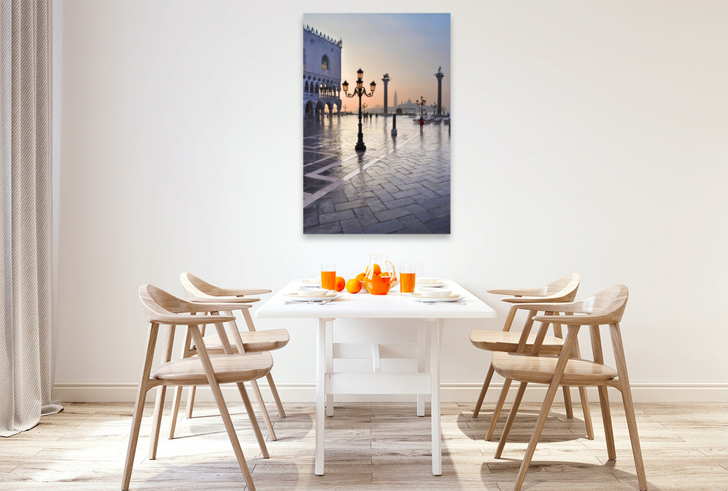 Premium textile canvas Premium textile canvas 80 cm x 120 cm high Piazza San Marco 