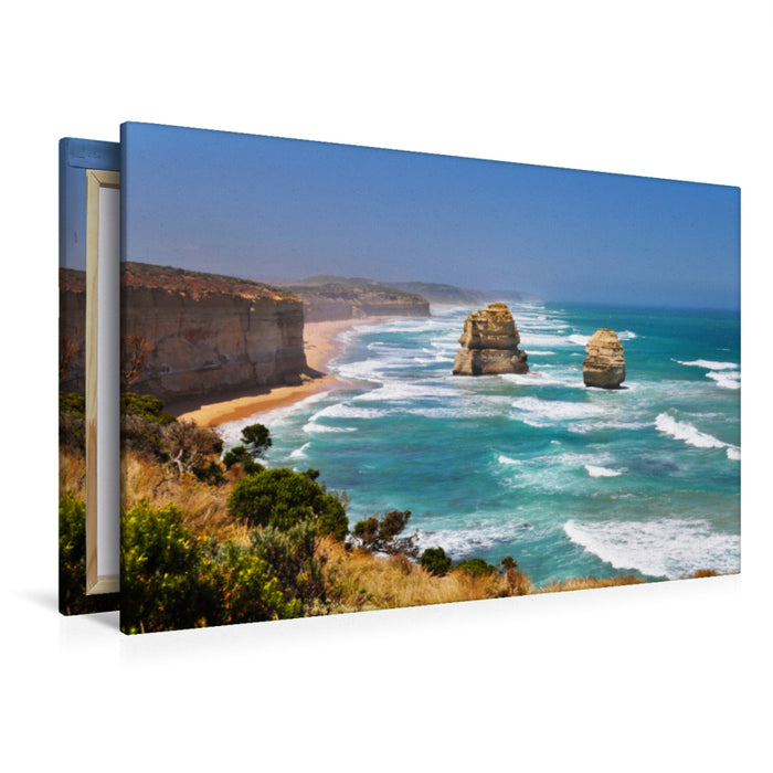 Premium textile canvas Premium textile canvas 120 cm x 80 cm across 12 Apostles 