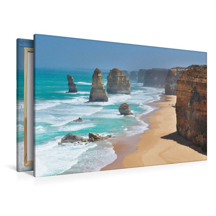 Premium textile canvas Premium textile canvas 120 cm x 80 cm across 12 Apostles 