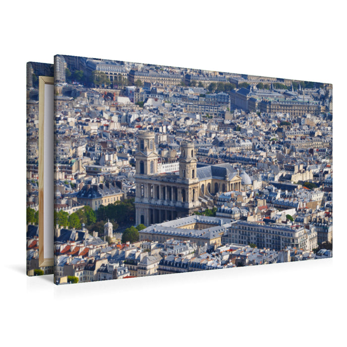 Premium textile canvas Premium textile canvas 120 cm x 80 cm landscape St-Sulpice 