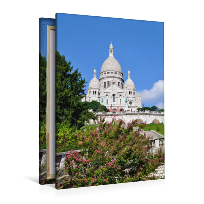 Premium textile canvas Premium textile canvas 80 cm x 120 cm high A motif from the calendar Experience Paris with me 