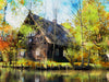 Spreewald. Herbstansicht eines traditionellen Hauses im Spreewald. - CALVENDO Foto-Puzzle - calvendoverlag 29.99