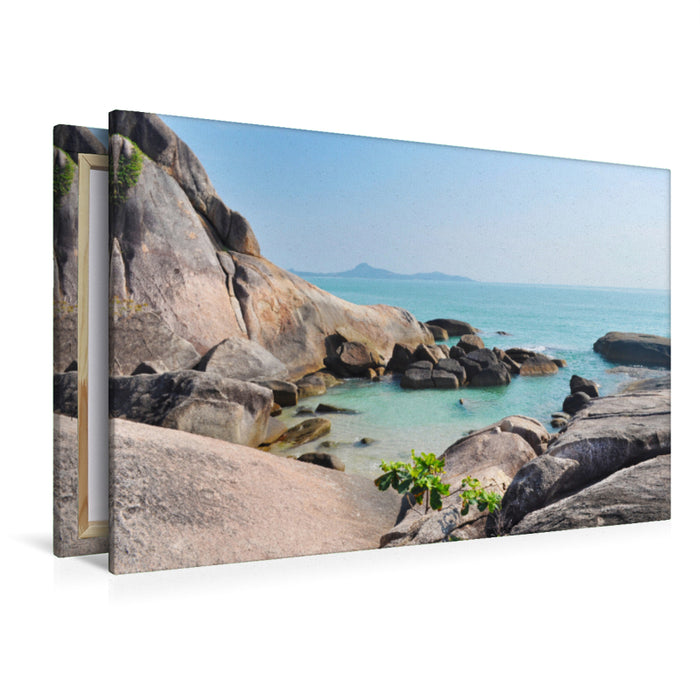 Premium textile canvas Premium textile canvas 120 cm x 80 cm across A motif from the calendar Experience Thailand the south with me 