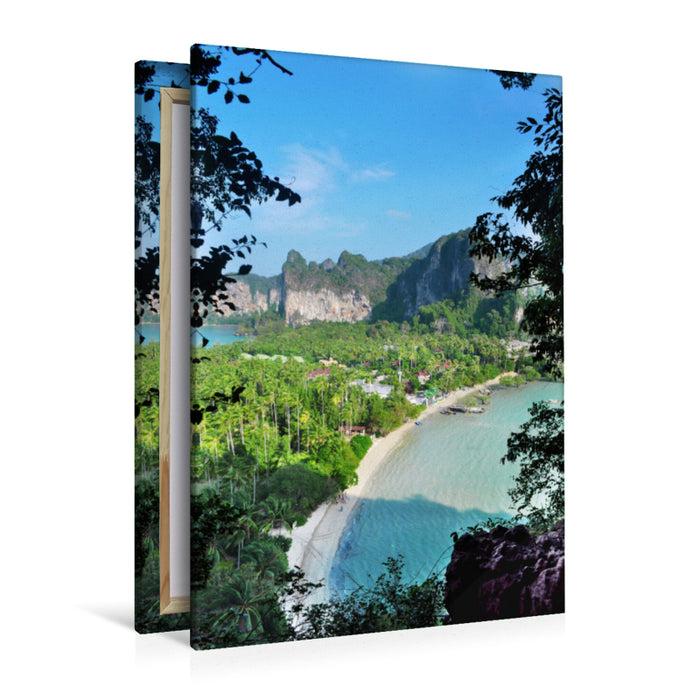 Premium textile canvas Premium textile canvas 80 cm x 120 cm high Krabi Bay 