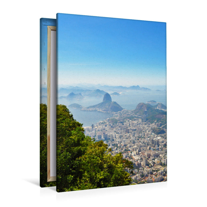 Premium Textil-Leinwand Premium Textil-Leinwand 80 cm x 120 cm  hoch Ein Motiv aus dem Kalender Erlebe mit mir Rio de Janeiro
