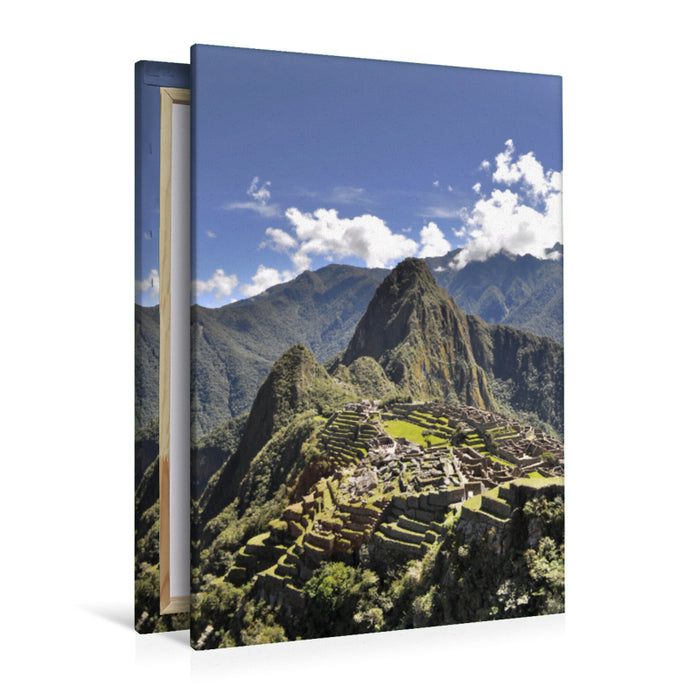 Premium Textil-Leinwand Premium Textil-Leinwand 80 cm x 120 cm  hoch Machu Picchu