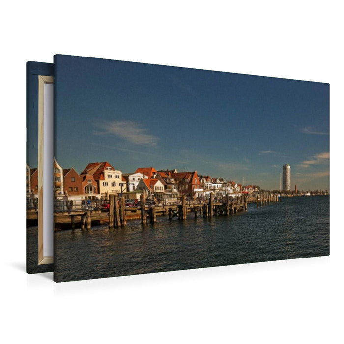 Premium Textil-Leinwand Premium Textil-Leinwand 120 cm x 80 cm quer Ein Motiv aus dem Kalender Lübecker Bucht - Travemünde - Niendorf - Timmendorf