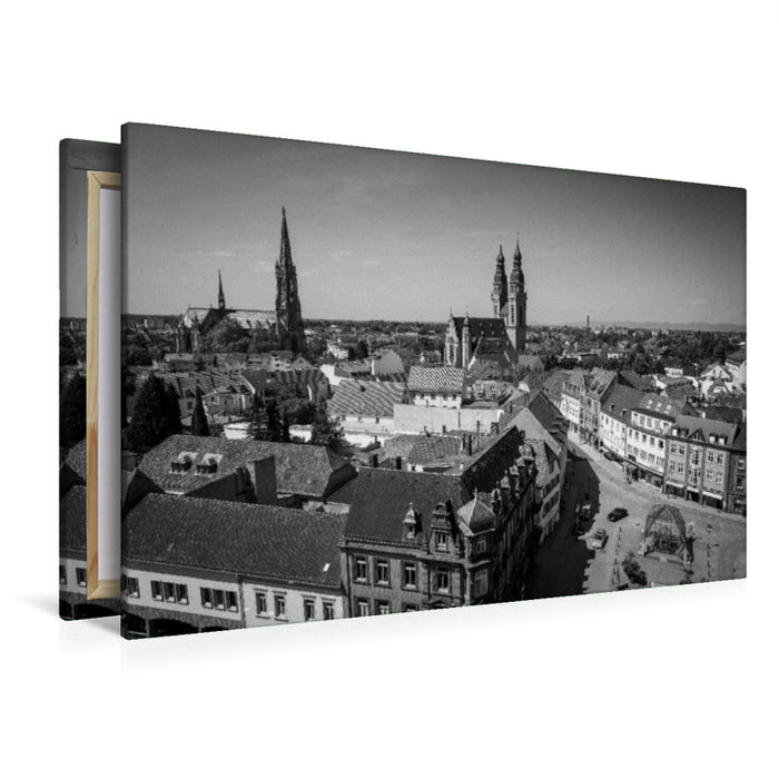 Premium Textil-Leinwand Premium Textil-Leinwand 120 cm x 80 cm quer Ein Motiv aus dem Kalender Stadtansichten Speyer