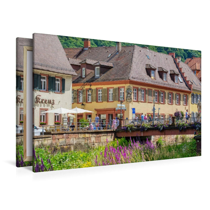 Premium Textil-Leinwand Premium Textil-Leinwand 120 cm x 80 cm quer Blick zur Albstraße