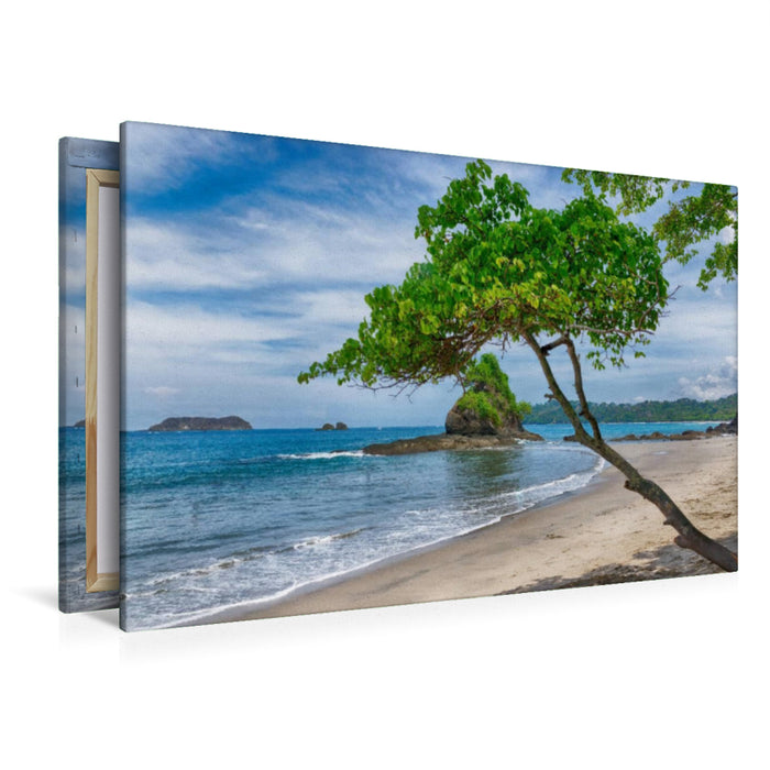 Premium Textil-Leinwand Premium Textil-Leinwand 120 cm x 80 cm quer Manuel Antonio Nationalpark - Costa Rica