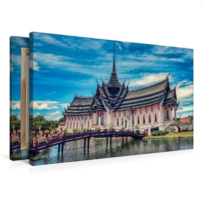 Premium Textil-Leinwand Premium Textil-Leinwand 75 cm x 50 cm quer Ancient City Bangkok