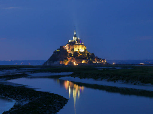 Mont Saint Michel bei Nacht - CALVENDO Foto-Puzzle - calvendoverlag 39.99