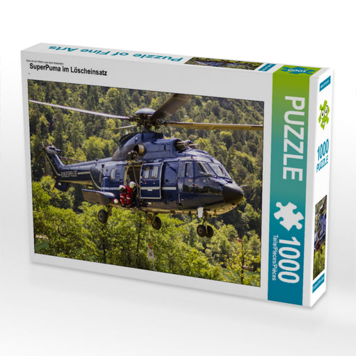 SuperPuma im Löscheinsatz - CALVENDO Foto-Puzzle - calvendoverlag 29.99