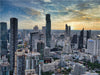 Das Stadtzentrum von Bangkok kurz vor Sonnenuntergang - CALVENDO Foto-Puzzle - calvendoverlag 39.99