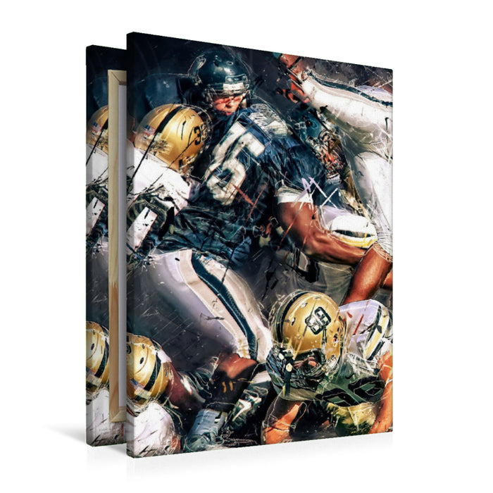Premium textile canvas Premium textile canvas 60 cm x 90 cm high American football 