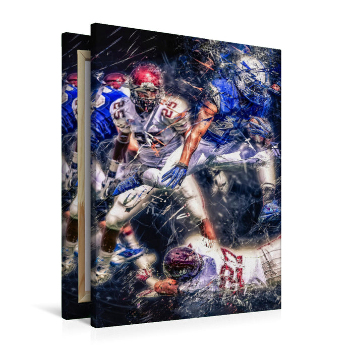 Premium textile canvas Premium textile canvas 60 cm x 90 cm high American football 