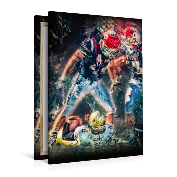 Premium textile canvas Premium textile canvas 80 cm x 120 cm high American football 