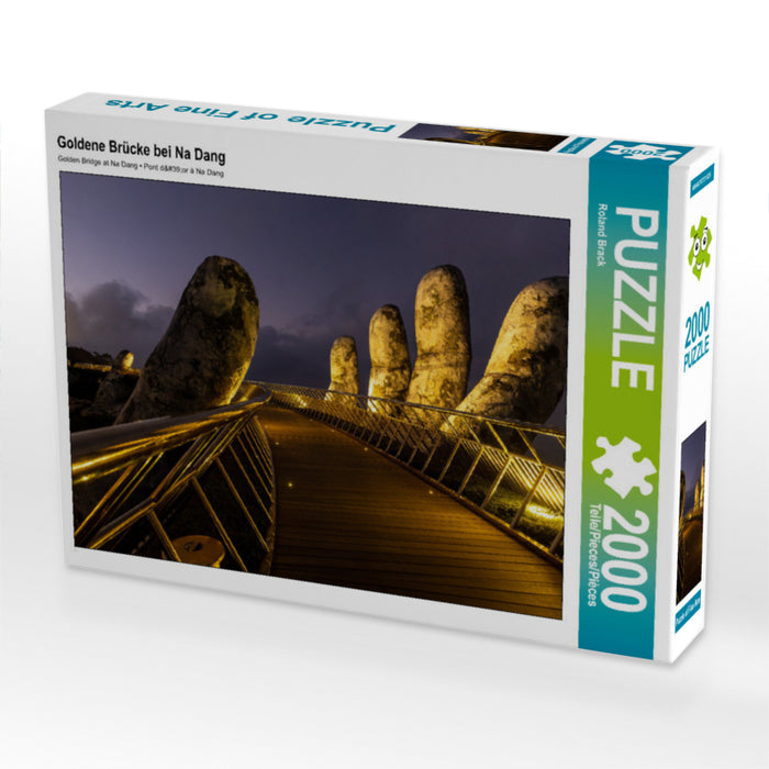 Goldene Brücke bei Na Dang - CALVENDO Foto-Puzzle - calvendoverlag 39.99